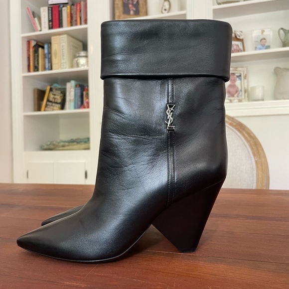 Yves Saint Laurent Shoes - Yves Saint Laurent Niki Leather Boots- NEW